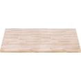 thumbnail image 1 of DuraSteel Butcher Block Work Bench Top - 30 x 48 x 1.5 In. Multi-Purpose Maple Slab for Coffee Table, Office Desk, Cutting Board, Bar Table - Natural Finish Table Top and Compatible Base Leg Units, 1 of 1