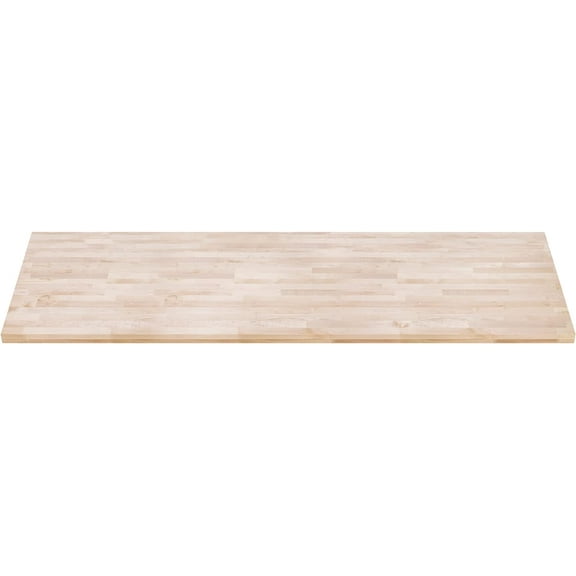 DuraSteel Butcher Block Work Bench Top - 30 x 72 x 1.5 In. Multi-Purpose Maple Slab for Coffee Table, Office Desk, Cutting Board, Bar Table - Natural Finish Table Top and Compatible Base Leg Units