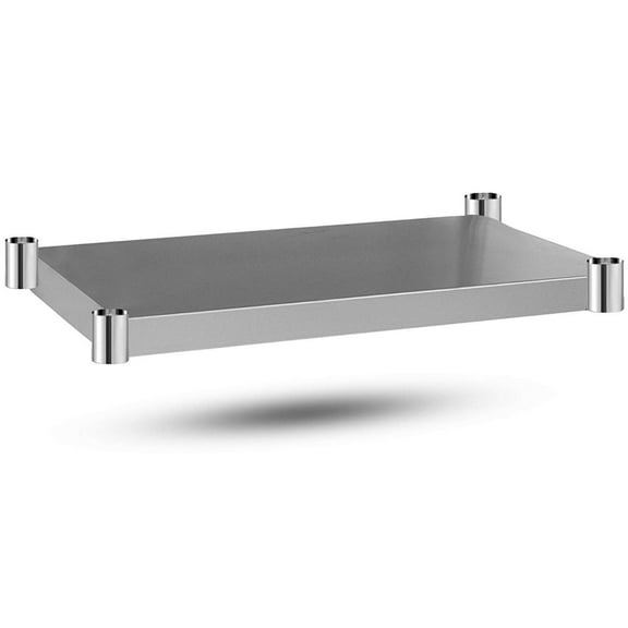 DuraSteel Galvanized Under Shelf for Work Tables - Extra Adjustable lower shelf for 24" x 36" Stainless Steel and Wooden Worktables - Fits for use in Restaurant, Warehouse, Home, Kitchen, Garage