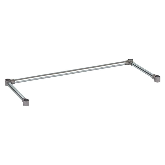 DuraSteel Open Base Work Table Bracing - 24 x 60 Inch Table Stabilizing Leg Cross Braces - Fits Commercial Food Prep Stainless Steel or Maple Wood Worktable