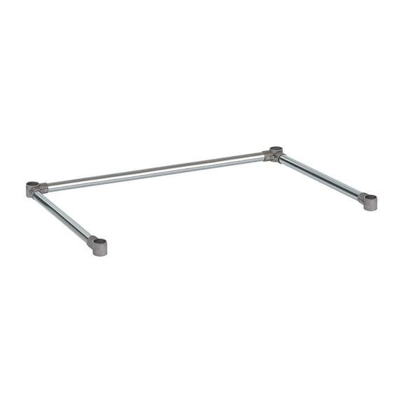 DuraSteel Open Base Work Table Bracing - 30 x 48 Inch Table Stabilizing Leg Cross Braces - Fits Commercial Food Prep Stainless Steel or Maple Wood Worktable