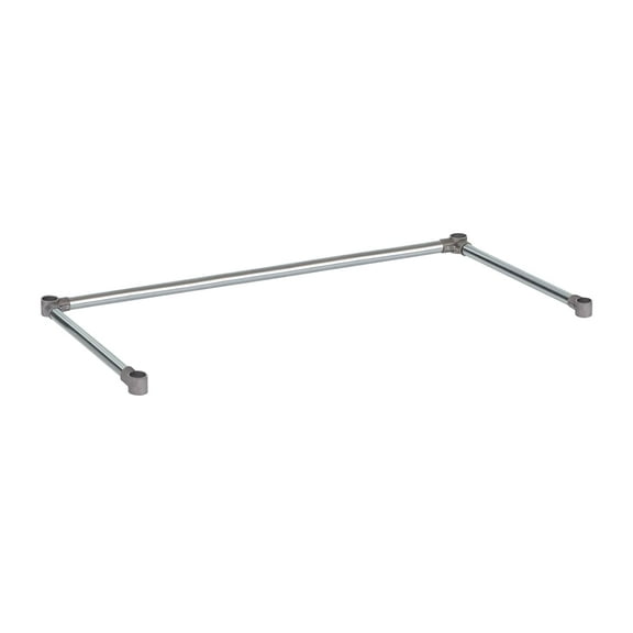 DuraSteel Open Base Work Table Bracing - 30 x 60 Inch Table Stabilizing Leg Cross Braces - Fits Commercial Food Prep Stainless Steel or Maple Wood Worktable
