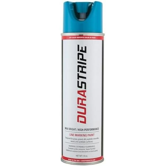 DuraStripe Inverted Utility Marking Spray Paint 18oz (Handicap Blue)