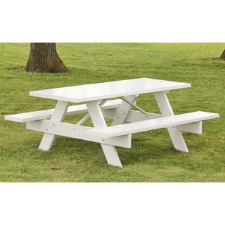 Picnic Tables Plastic Picnic Tables White Walmart