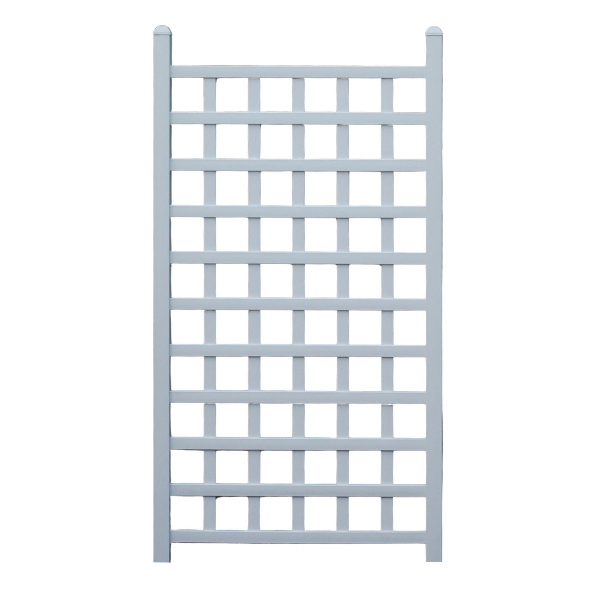 Dura-Trel White Vinyl Classic Grid Garden Trellis