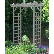 DuraTrel Providence 64" x 28" x 85" Mocha Vinyl Arbor