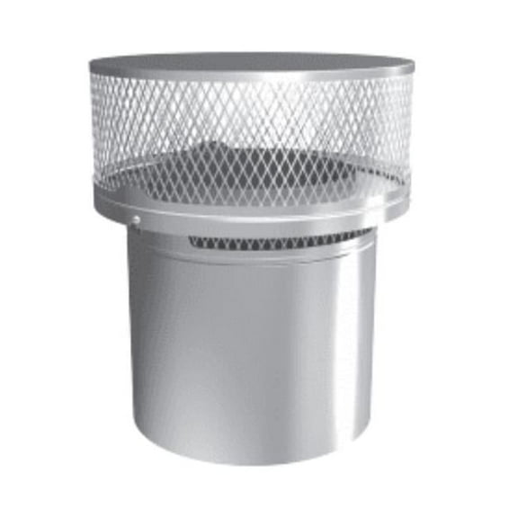 DuraVent 14DCA-VC1 14 in. Chimney Cap, Silver