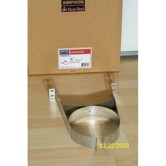 DuraVent 2473538 5 in. DuraTech Wall Strap, Stainless Steel