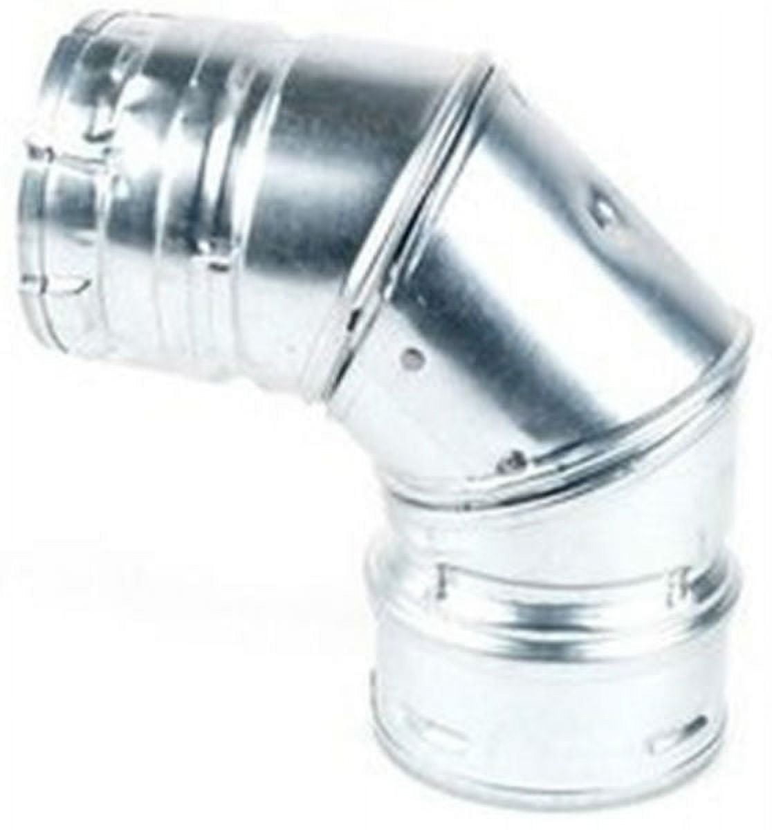 DuraVent 3PVL-E90R Pellet Vent 90-Degree Elbow, 3", Each