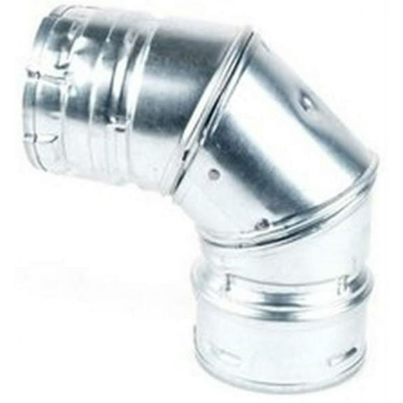DuraVent 3PVL-E90R Pellet Vent 90-Degree Elbow, 3", Each