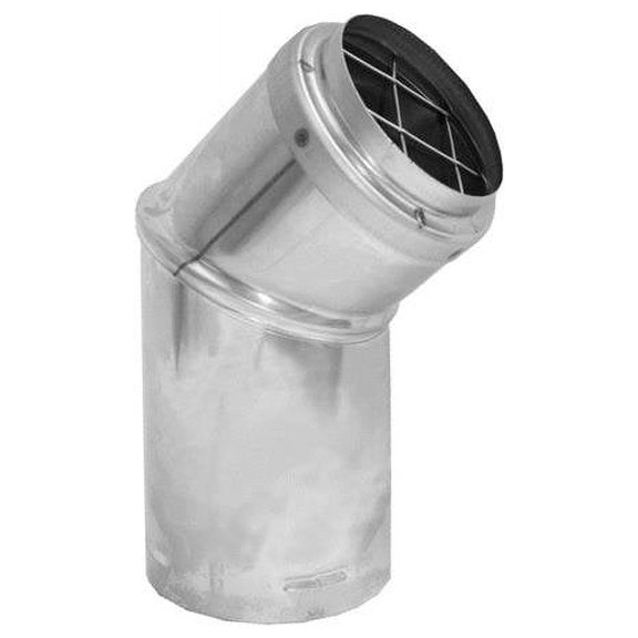 Duravent 4806428 4 x 5 in. Dia. Pellet Horizontal Stove Pipe Cap  Stainless Steel - pack of 2