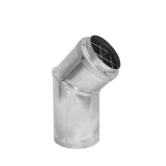 Duravent 4806428 4 x 5 in. Dia. Pellet Horizontal Stove Pipe Cap Stainless Steel - pack of 2