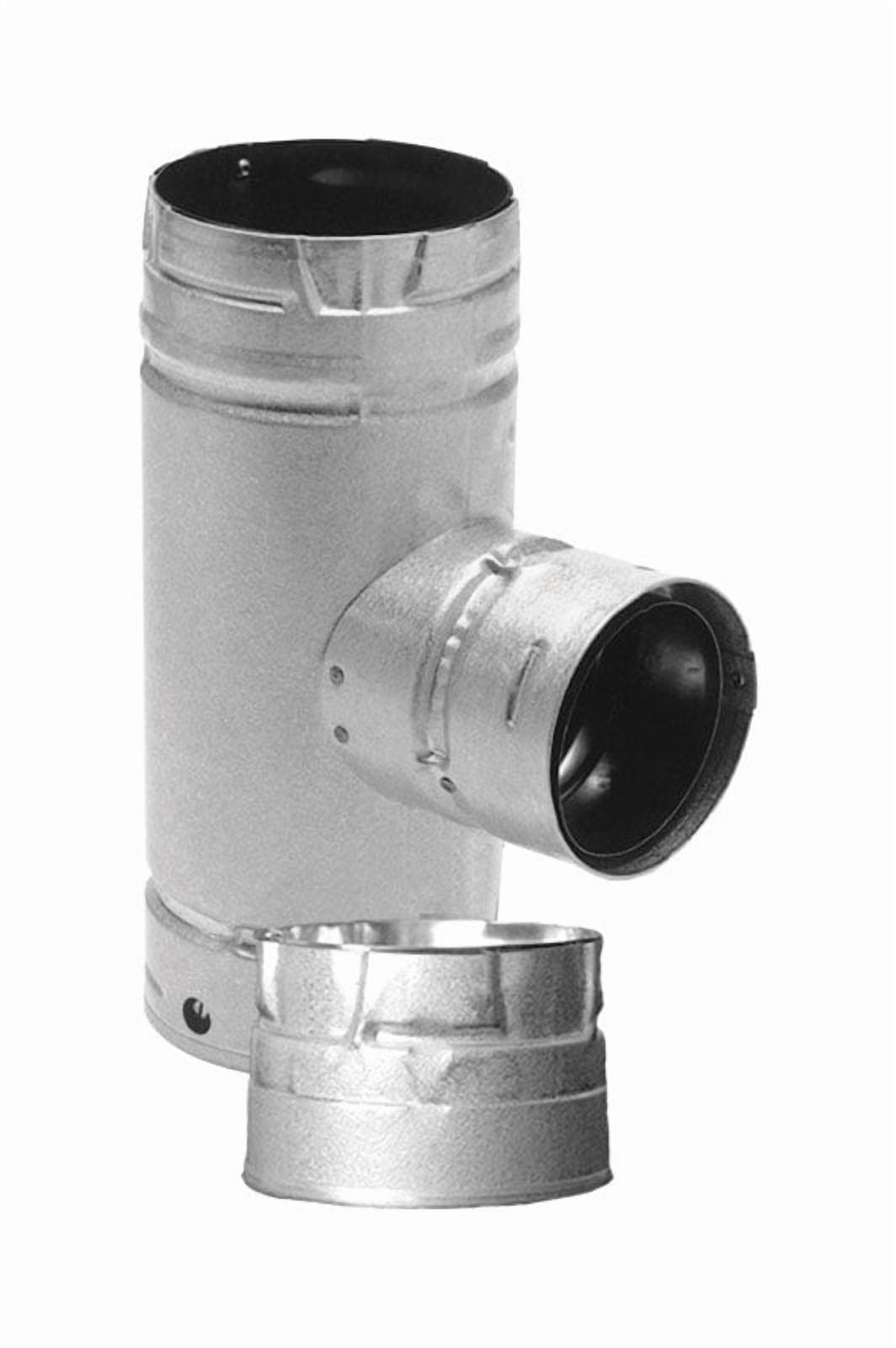 Pellet Vent Tee4" Co 2pc Pack of 2