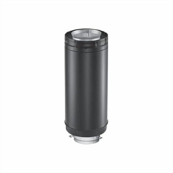 DuraVent 46DVA-ADP 4" x 6-5/8" Inner Diameter - DirectVent Pro Direct Vent Pipe, Black