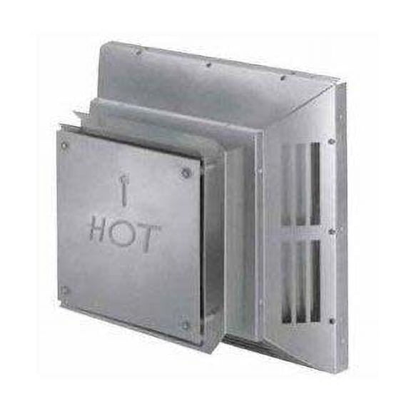 DuraVent 58DVA-HC-C 5 x 8 in. DirectVent Pro - Galvanized Square Horizontal Termination Cap - Copper