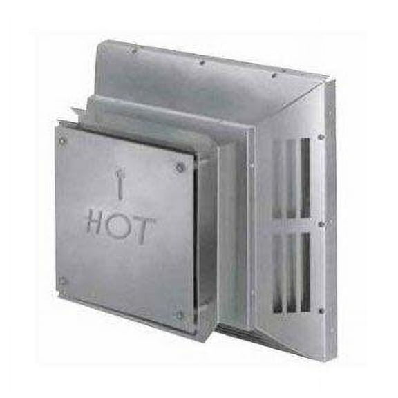 DuraVent 58DVA-HC-S ProHorizontal Square Term Cap - Stainless Steel