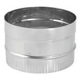 thumbnail image 1 of DuraVent 6DBK-ADSS 6 in. Black Stovepipe Adapter, Stainless Steel, 1 of 4