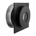 thumbnail image 1 of DuraVent 6DP-WT 6" Galvanized Steel Wall Thimble for Chimney Pipe, Black, 1 of 8