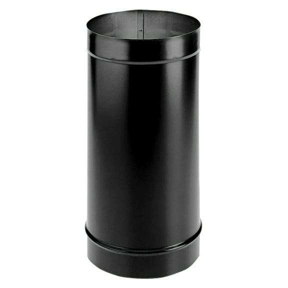 DuraVent DuraBlack 48-Inch 6DBK-48 Single Wall Black Stove Pipe, Black