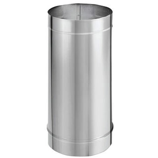 American Metal 6hs-36 Insulated Chimney Pipe, 3 Wall