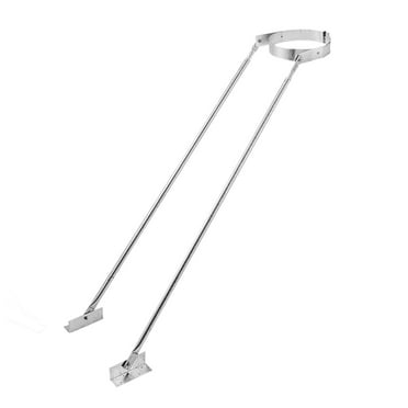 DuraVent DuraPlus 8 inches Extended Home Roof Bracket Chimney Support Brace