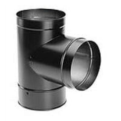 DuraVent Tee Black Stove Pipe-7"