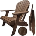 thumbnail image 1 of DuraWeather Poly® Classic King Size Folding Adirondack Chair, 1 of 5