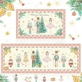 thumbnail image 1 of Duraaamo Set of 2 Christmas Nutcracker Kitchen Mats Nutcracker Kitchen Mats Cute Christmas Bathroom Rug Non Slip Floor Mat for Kitchen Vintage Farmhouse Mats for Christmas Indoor Outdoor, 1 of 6