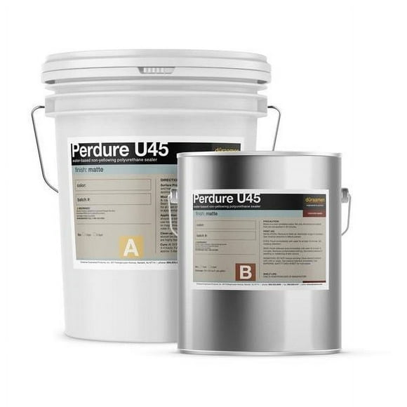 Duraamen, Perdure U45—Matte, Water-based Non-yellowing Polyurethane Concrete Sealer