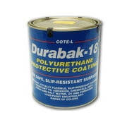 Durabak 18 For Outdoor Use - TEXTURED version - Non Slip Coating, Bedliner, Deck Paint for ALL Boats - Many colors to choose from! - Brick Red Dark - GALLON