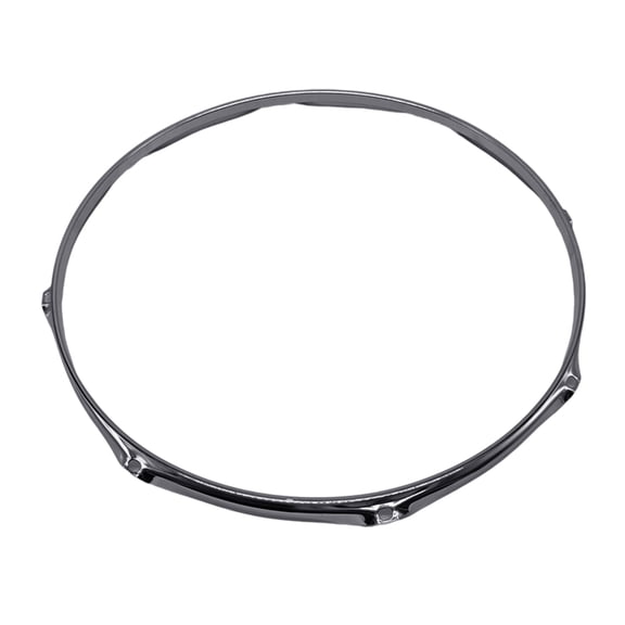 Durability 1.2mm Metal Drum Rimmed Quickly Install Silver Drum Hoop for Live Performances And Practice
