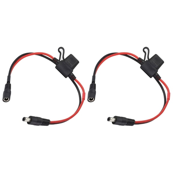 Durability 14AWG Coppers Power Extension Cable With 10A Fuse Quick Disconnects