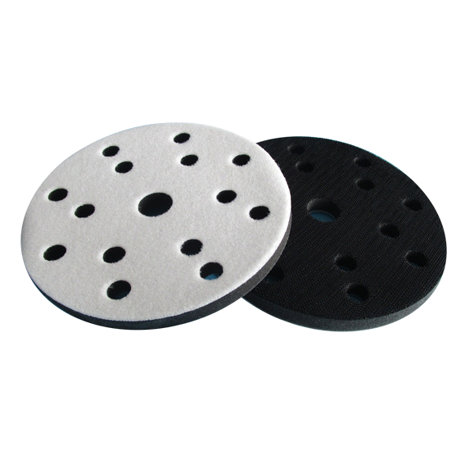 Multiple Backings Durability 2pc 150mm Sander Backing Plates 15 Hole Design for Multiple ...