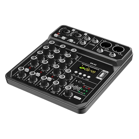 Durability 4 Input Professional Sound Mixer For Stage Performances And Individual Music Production Needs Practice