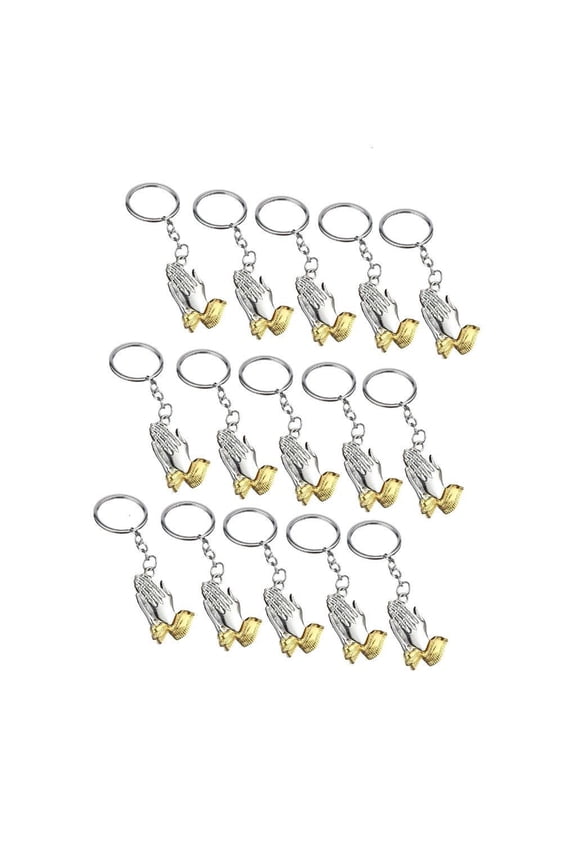 Durability Alloy Praying Hand Keychains Suitable for Family Especially Faith Seeker Enthusiasts Decors