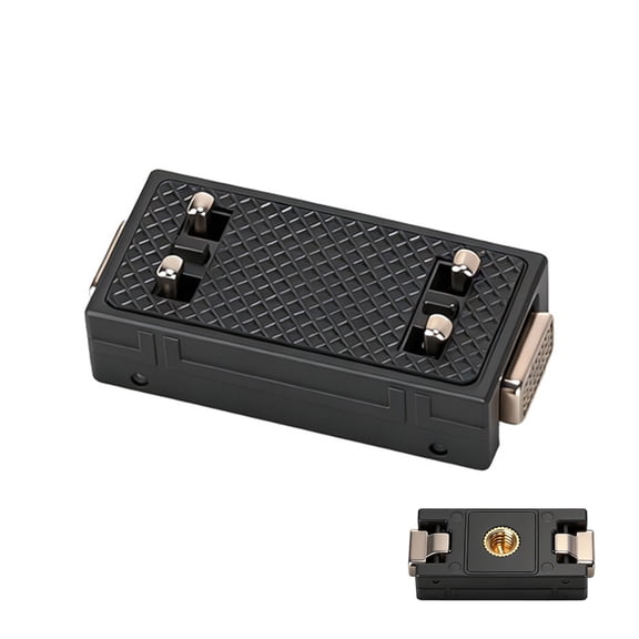Durability Aluminum Quick Release Mount Adapter For Cameras 1/4Inch Screw Hole Stability Tripods Accessory