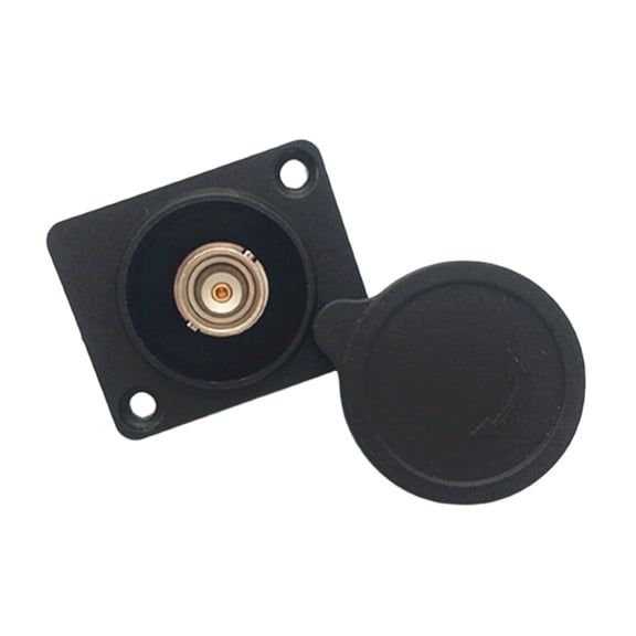 Durability BNC Female Panel Mount Adapters With Dustproof Cover For Reliability Signal Transmission for Coaxial Systems
