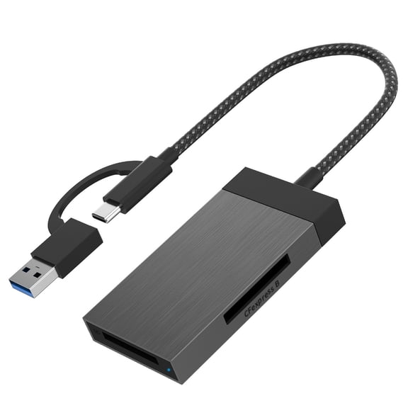 Durability Cfe B Card Reader With USB 3.1 Interfaced Durability Woven Cord for Outdoor Photography