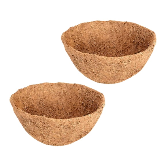 Durability Coconuts Hanging Planter Baskets Vintage Outdoor Hanging Flower Pots for Greeneries Display