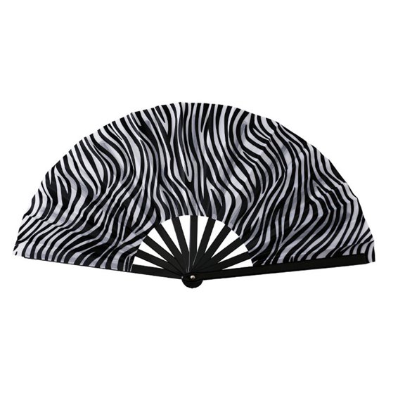 Durability Decorative Fan 33cm Folding Design Halloween Costume Accessory For Themed Parties