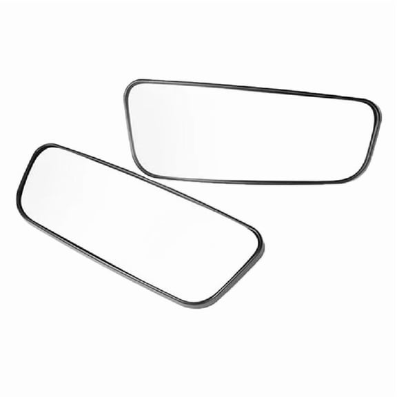 Durability Framed Rearview Assist Reflector Enhances Road For All Vehicles Anti Shake Design 2pcs