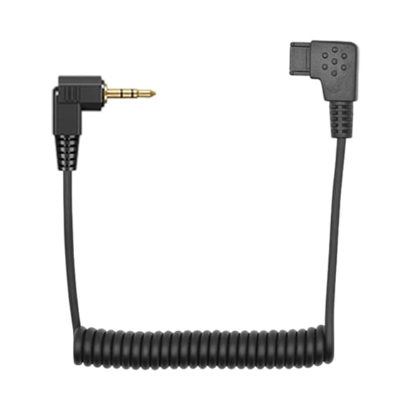 Durability Gold Plate 2.5mm Shutter Remote Cable Spring Flash PC Syncing Cable For MultiBrand Camera Flash Synchronization