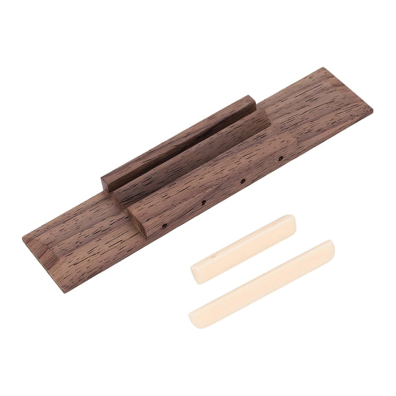 Durability Handcrafted Rosewoods Ukulele Nut And Bridge Set Easy To Install Ukulele Bridge Replacement