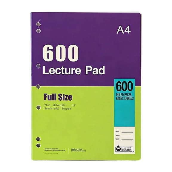 Durability Inks Paper Notebook 4600 Page Capacity 180 Degree Flat Open Comfortable Writing