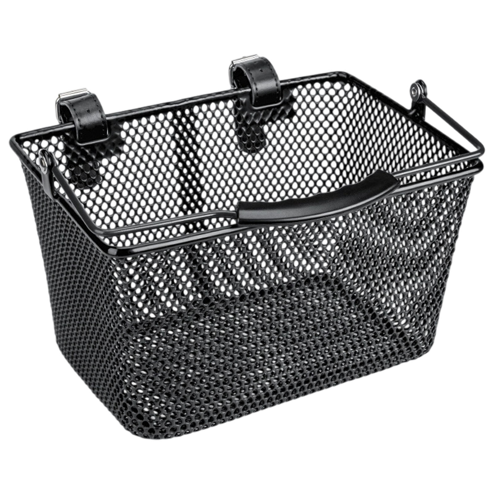 Durability Irons Child Bike Basket Convenient Storage Bike Front Basket Family Outings Accessory