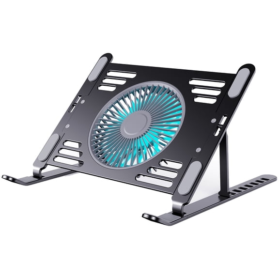 Durability Laptop Stand Laptop Cooling Pad With USB Connection, Adjustable Stand, And Protective Silicone Pad Holder