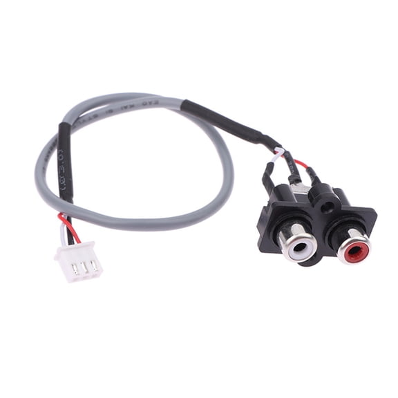 Durability Metal PVC Panel Mount Audios Input Socket 300mm For Stereo Devices