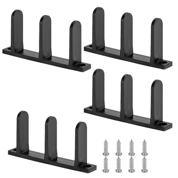 Durability Metal Reinforced Cabinet Track System Universals For Screw Mounted Side Wall Door Easyly Installation