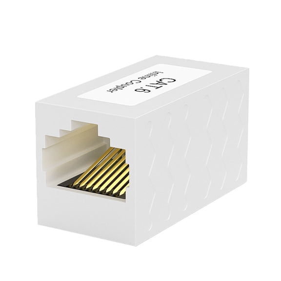 Durability Metal Shielded Ethernet Cable Couplers Gold Plated Contacts Highly speed Data Transfer Compatible for Cat6 Cable
