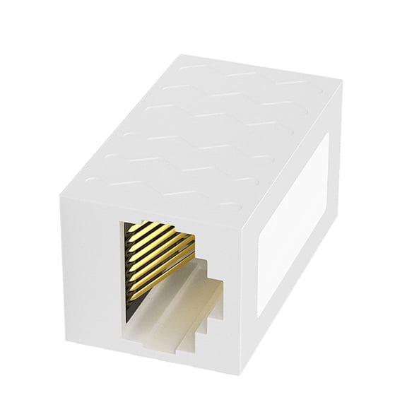Durability Metal Shielded Ethernet Cable Couplers Gold Plated Contacts Highly speed Data Transfer Compatible for Cat6 Cable